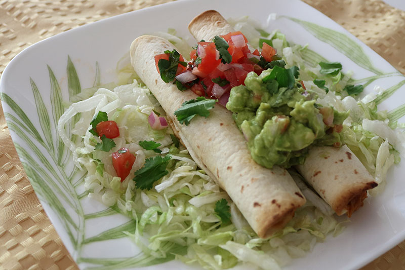 baked chicken taquitos recipe cinco de mayo mexican cusine