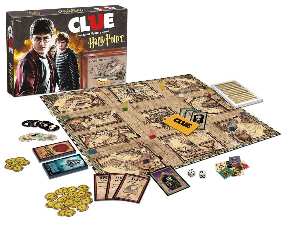 best game for family game night harry potter clue