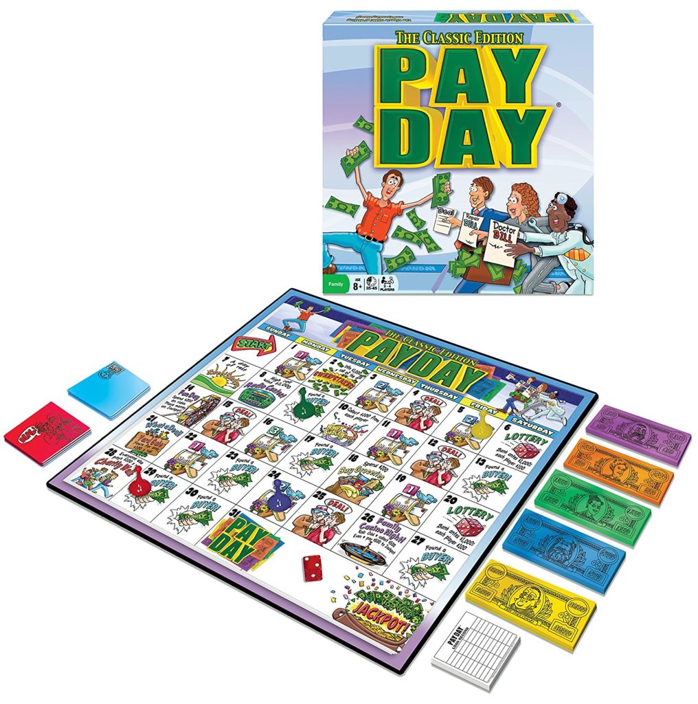 best games for family game night pay day