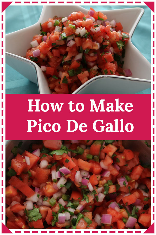 how to make pico de gallo salsa