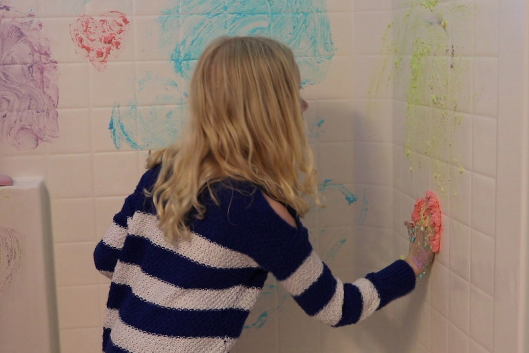 Ivory Soap Experiment with Fluffy Homemade Bath Paint DIY