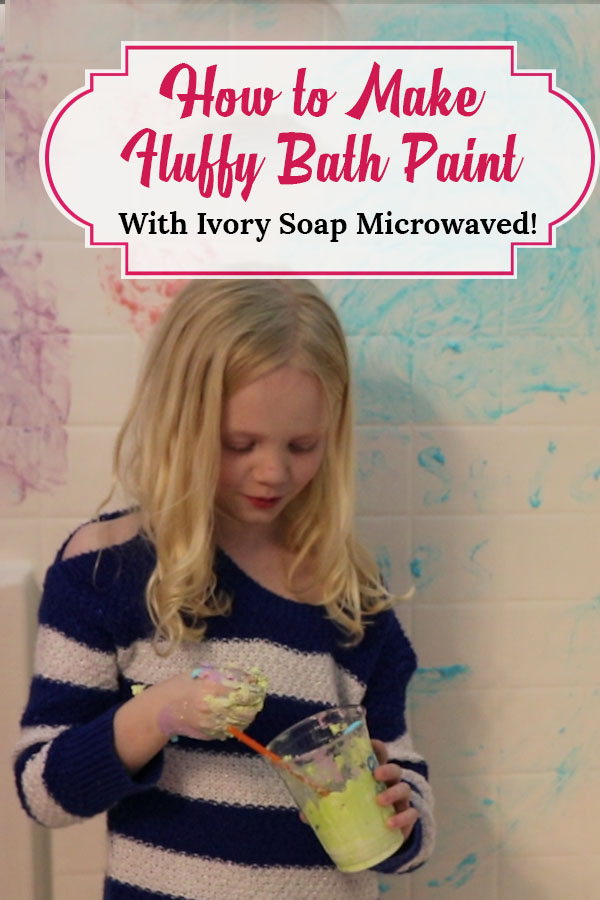 ivory soap experiment fluffy homemade bath paint diy