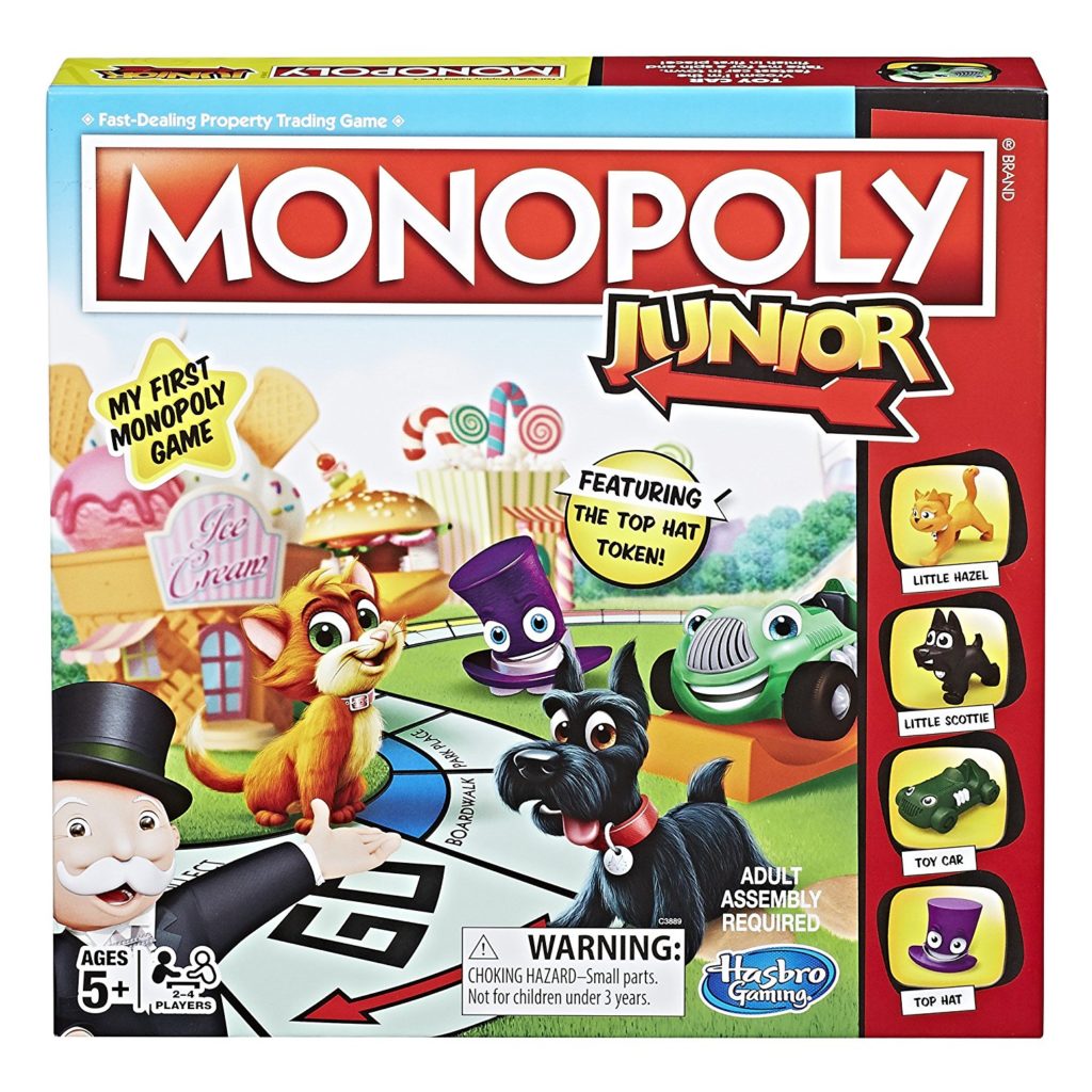 best board games for preschoolers Monopoly Junior