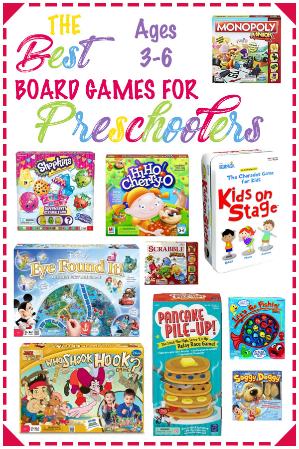 best board games for preschoolers pin