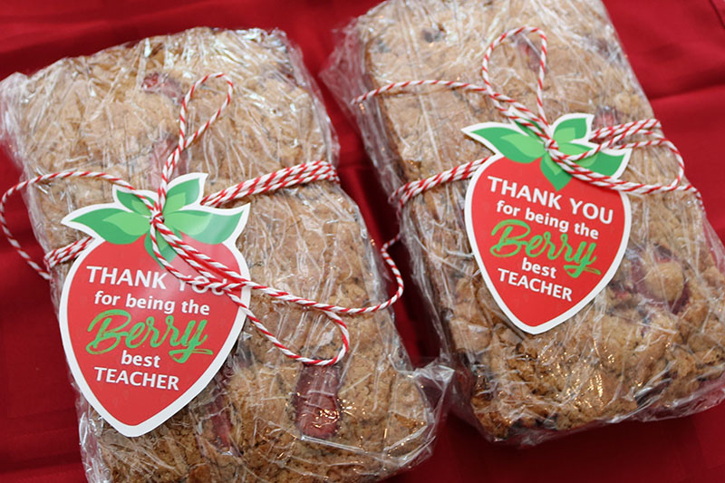 strawberry bread recipe teacher appreciation week 