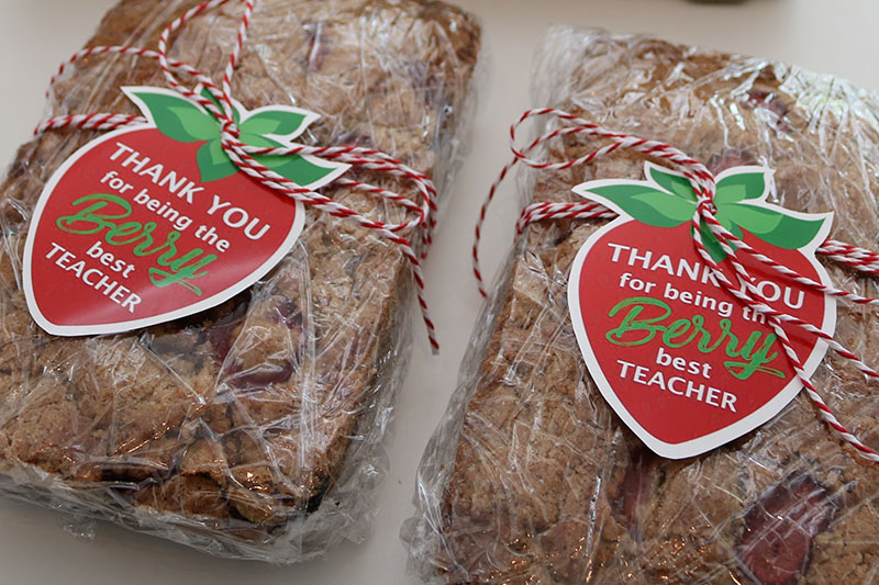 strawberry bread recipe teacher appreciation week 