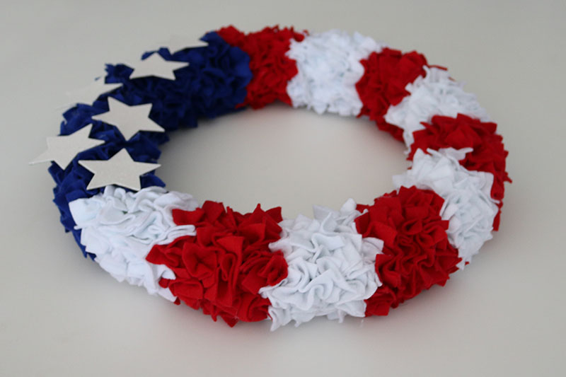 4th of july decor diy wreath