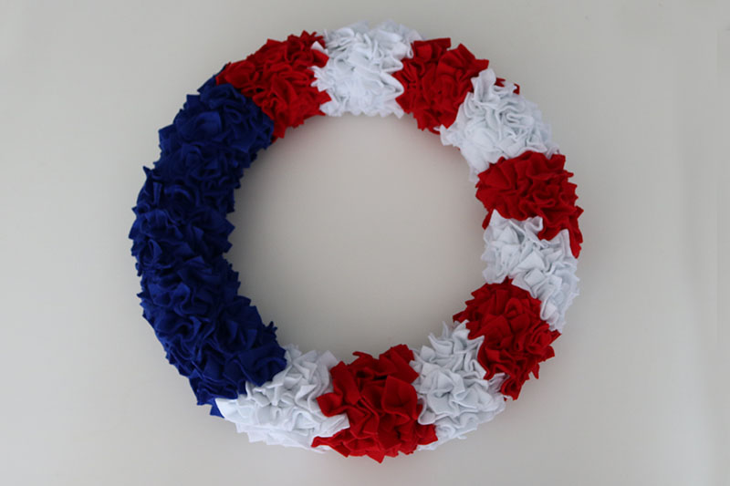 4th of july decor diy wreath