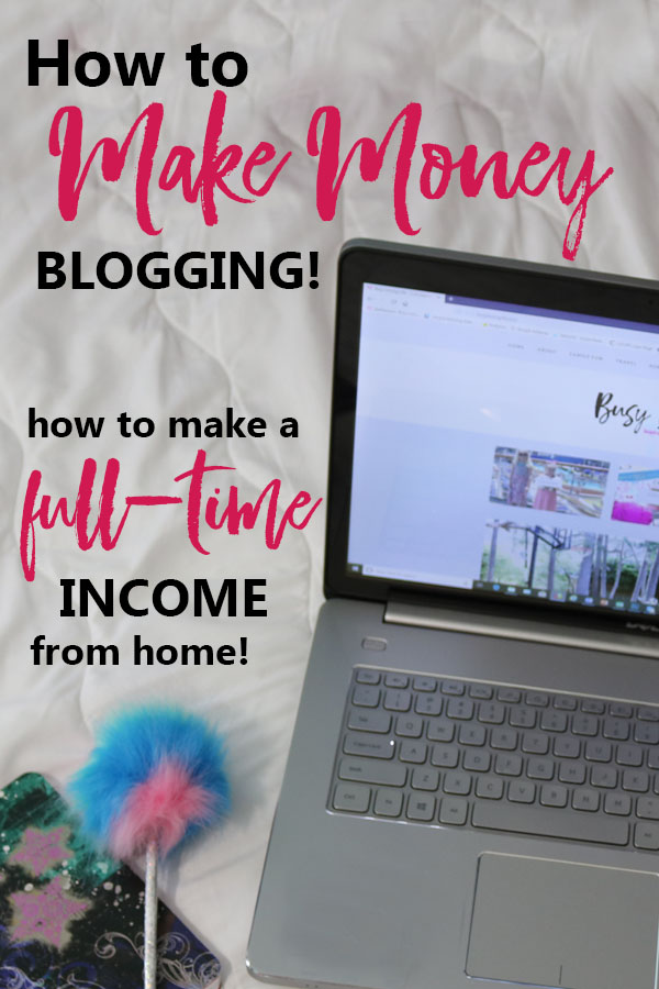 how to make money blogging pin