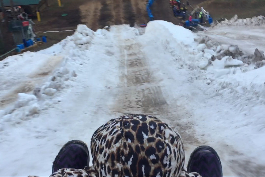 Snow Tubing in North Carolina at Moonshine Mountain Busy Loving Life