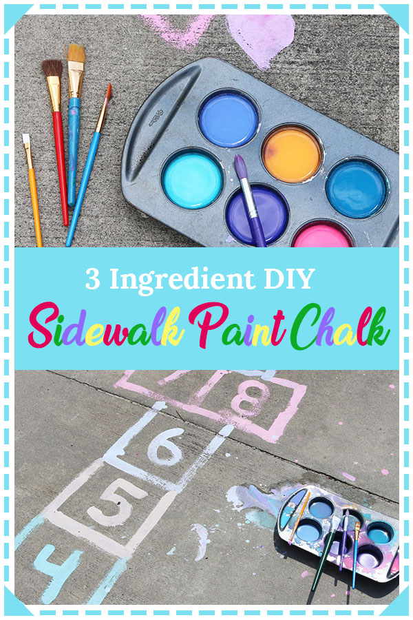 DIY Sidewalk Paint Chalk 