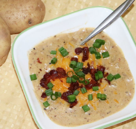 easy one pot loaded baked potato soup recipe